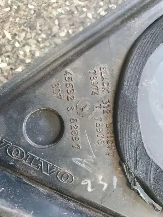 OEM 78974 vänster bakruta för Volvo XC60 2010 image 5