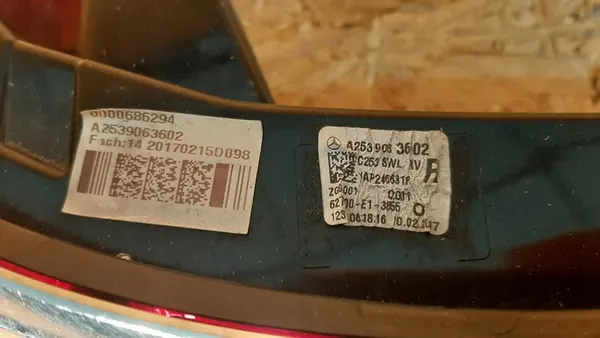 MERCEDES GLC COUPE X253 RECHTER ACHTERLAMP A2539063602 image 7