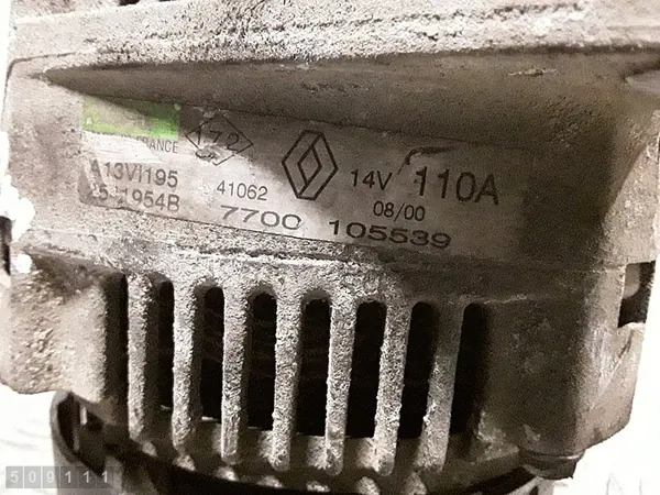 2000 Renault Clio Alternator 1900td 7700105539 image 9