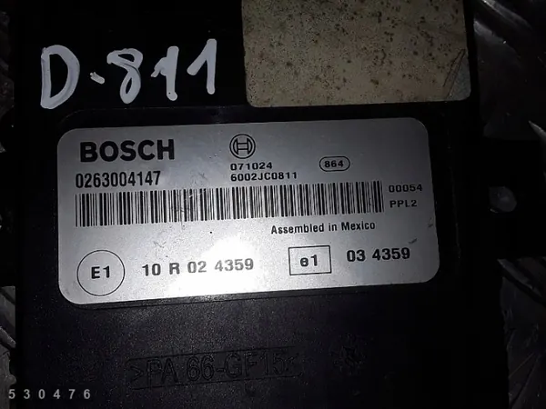 2008 Honda Civic ECU 0263004147 image 4