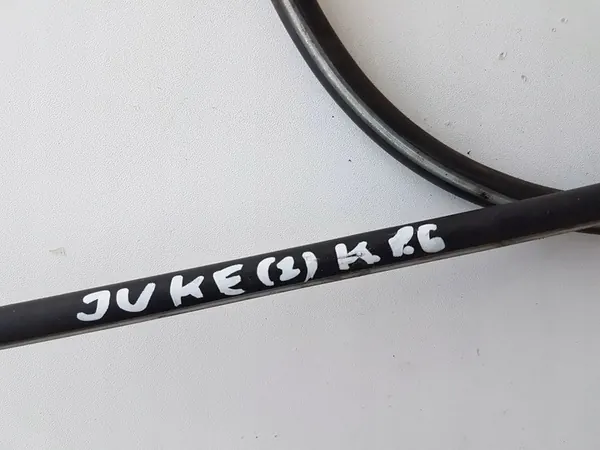 2013 Nissan Juke I F15 Handbrake Cable 365311KK0A image 5