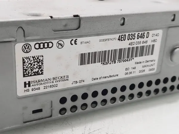 Audi CD/DVD-vaihtaja OEM 4e0035646D - Käytetty image 5