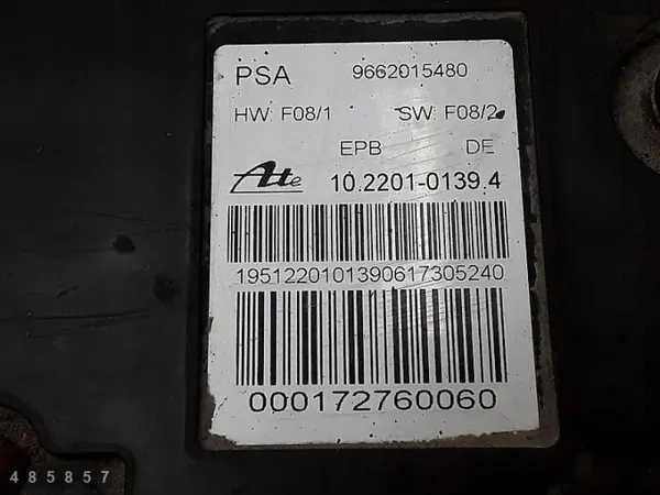 Elektrische Handbremse Citroen C6 OEM 9662015480 image 3