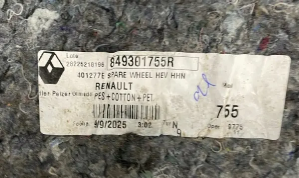 OEM 849301755R Tavaratilan pohja Renault Australille image 9