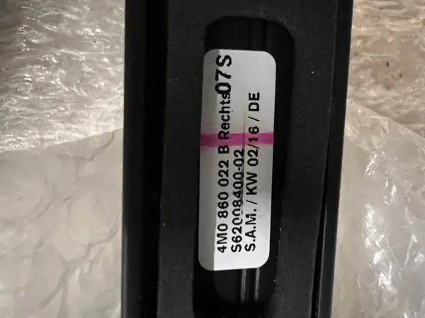 Audi OE 4M0860022B 4M0860021B Barres de Toit Noir Mat image 3