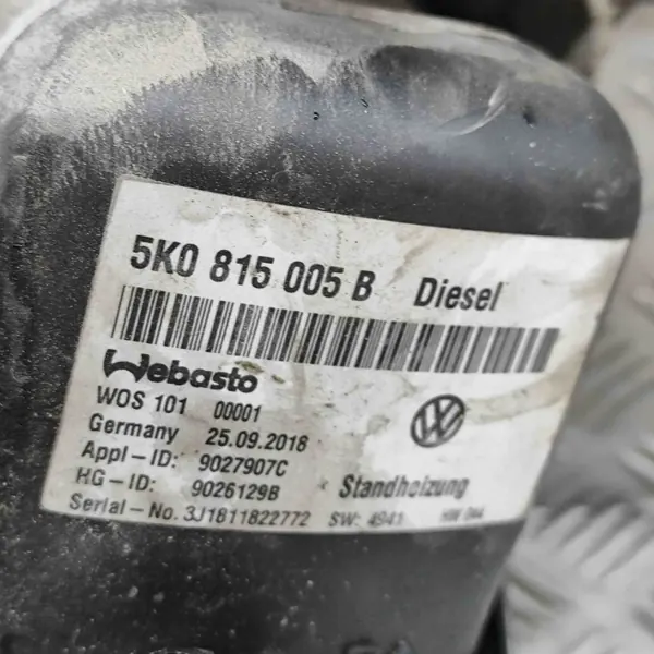 Gebrauchter VW Webasto Heizer OEM 5K0815005B Caddy IV image 8