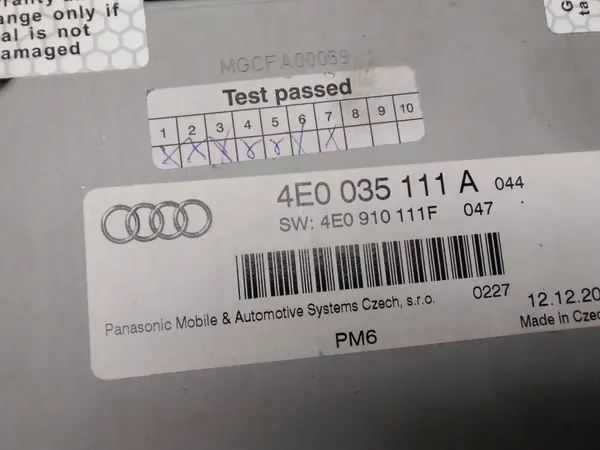 Audi CD/DVD-vaihtaja OEM 4E003511A A6 S6 C6:lle image 4