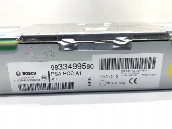 Stéréo Multimédia OEM 9833499580 pour Peugeot 308 II image 4