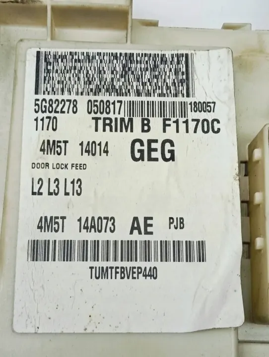 Sulakemoduuli OEM 4M5T14014 Ford Focus MK2 1.6 TDCI:lle image 3