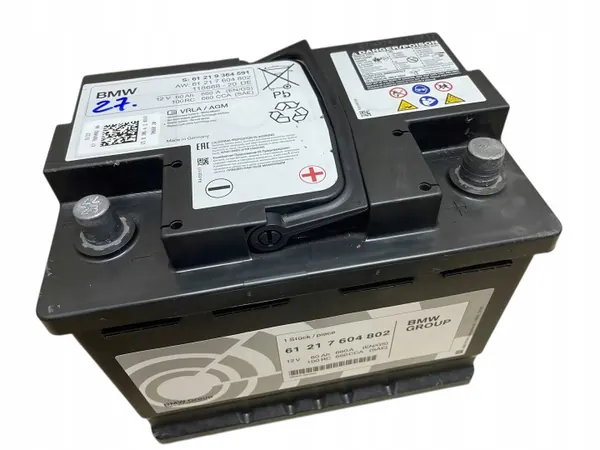 Batterie AGM OEM 9364591 12V 60Ah pour BMW image 2