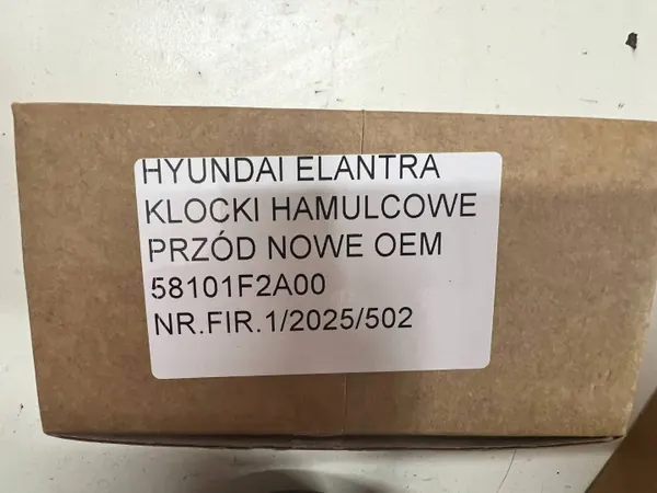Bromsbelägg fram OEM 58101F2A00 för Hyundai Elantra image 10
