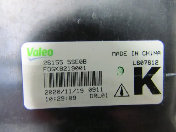 LEAF II ZE1 21R Luz DRL Lateral Esquerdo 261555SE0B image 7