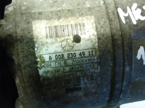 Compresor de AC MERCEDES C W203 W204 1.8K A0022304911 image 4