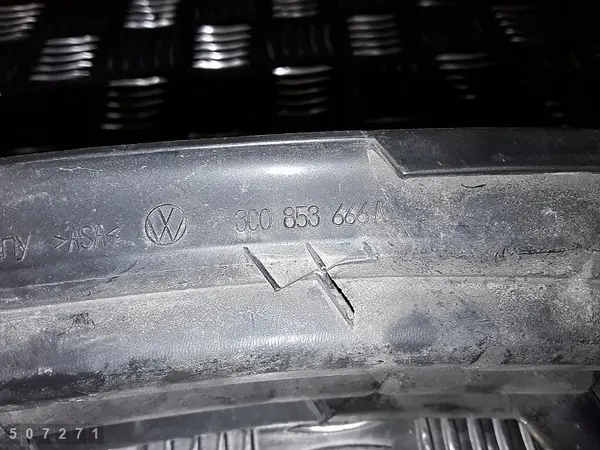 Griglia paraurti destra VW Passat B6 3C0853666A image 3