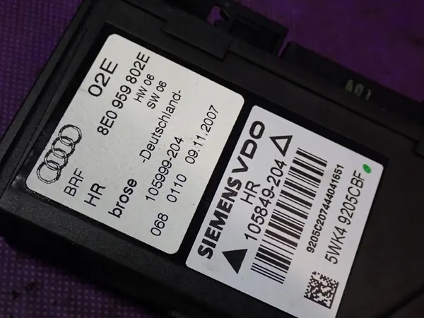 AUDI A4 B7 Kombi 04-08 Elevador de vidro traseiro esquerdo 8E0839462C image 4