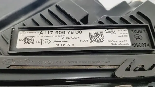 Vasen Full LED -ajovalot Mercedes CLA W117 image 3