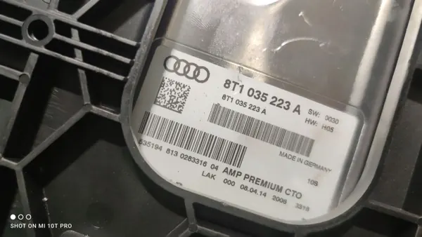 Amplificador de Audio Audi S5 2014 OEM 4F0907101A image 3