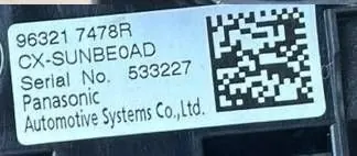 Espelho retrovisor interior Renault OEM 963217478R image 4