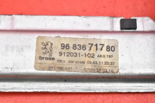 OEM 9683671780 Vänster Bakrutsregulator Peugeot image 5