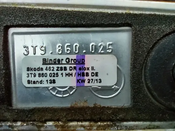 Dakraail links chroom OEM 3T9860025 voor Skoda Superb II image 6