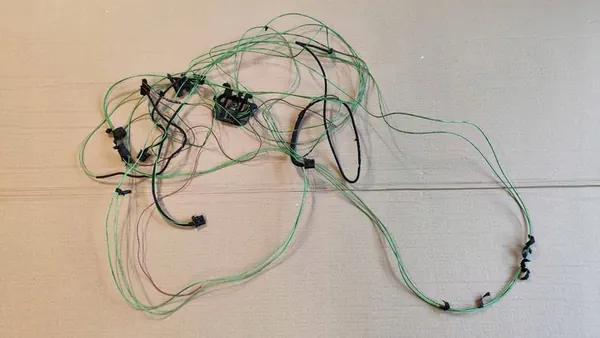 Cabo de fibra óptica verde BMW E60 E61 LCI Lift image 1