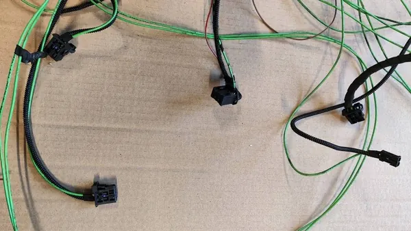 Cabo de fibra óptica verde BMW E60 E61 LCI Lift image 2