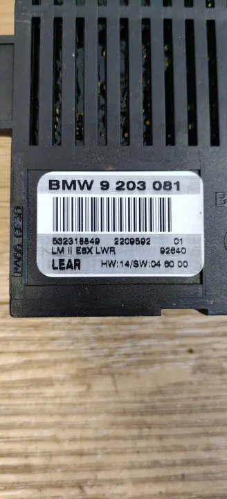 BMW E60 E61 Lichtsteuermodul OEM 9203081 image 3