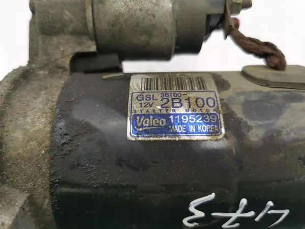 Motor de arranque Hyundai Veloster 2012 image 6