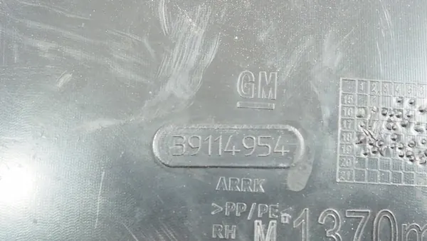 Opel Astra V K Right Rear Wheel Arch 39114954 image 5