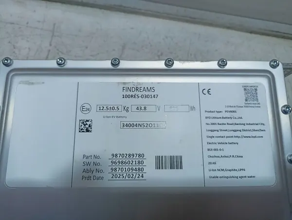 Fiat 600 Accu OEM 9870289780 voor 1.2 THP Hybride image 6