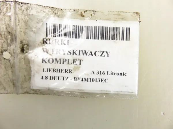 PRZEWODY WTRYSKOWE 4.8 DEUTZ BF4M1013EC Ruiskutusputket image 8