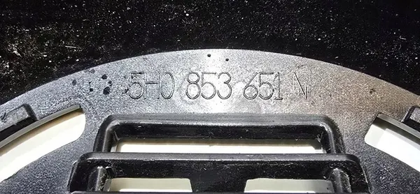 VW GOLF VIII Grill 2020 5H0853651N image 5