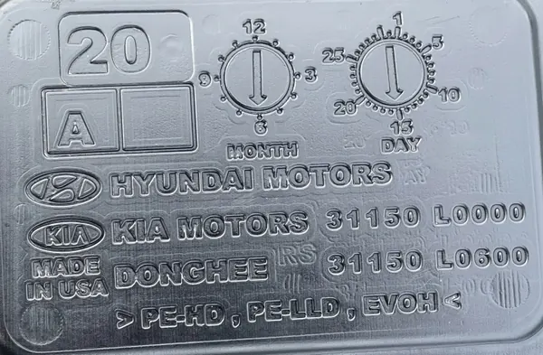 Polttoainesäiliö OEM 31150-L0500 Hyundai Sonata DN8 image 5