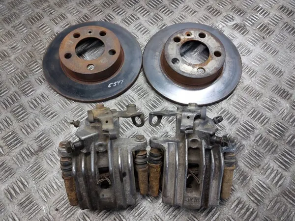OEM Bremscheiben & Beläge Satz Hinten - Audi OE image 2