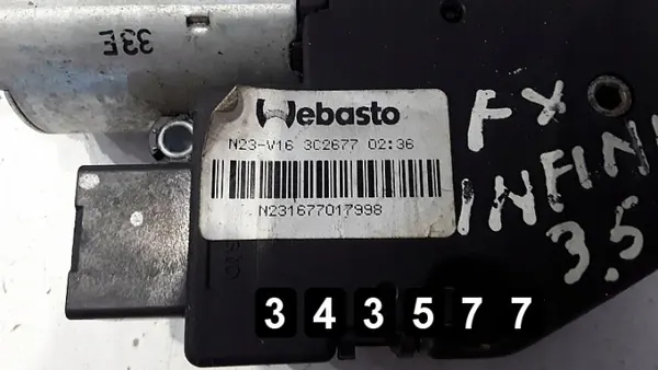 Infiniti FX35 Schiebedach OEM fr016035 - Gebraucht image 3