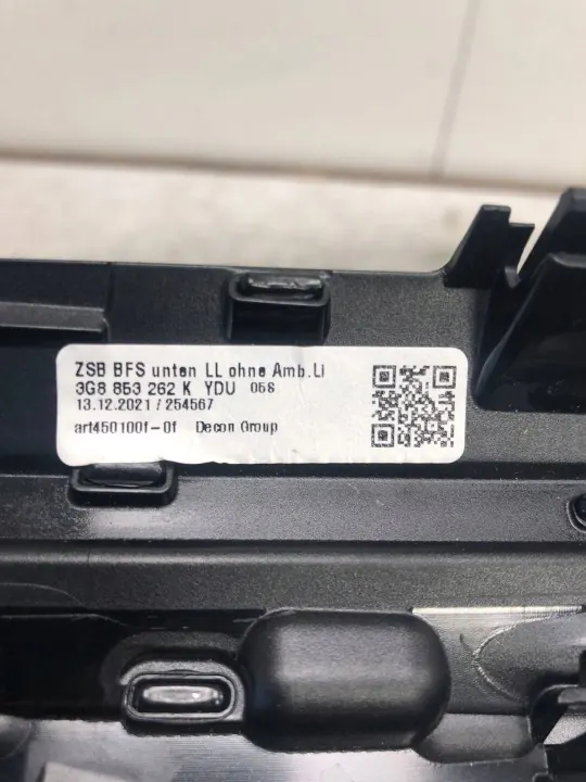 Console sierstrip OEM 3G8853262K voor VW Arteon image 8