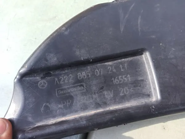 GRILLE DE PARCHOCS DROITE MERCEDES S-CLASS W222 A2228850324 image 7