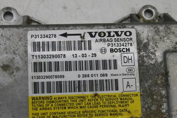 Volvo Airbag Sensor Module OEM 31334278 image 4