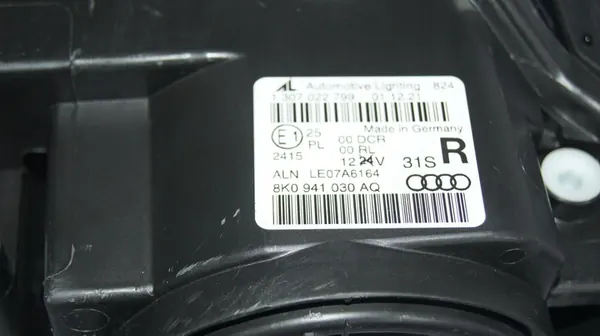 AUDI A4 B8 Lámpara Derecha Bi-Xenón 8K0941030AQ image 3