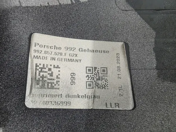 Carcaça espelho direito Porsche 911 992 OEM 992857528 image 7
