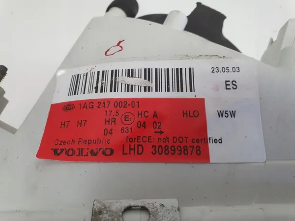 Vasen Ajovalo Volvo S40 V40 I LIFT Etuosa Eurooppalainen 30899878 image 2