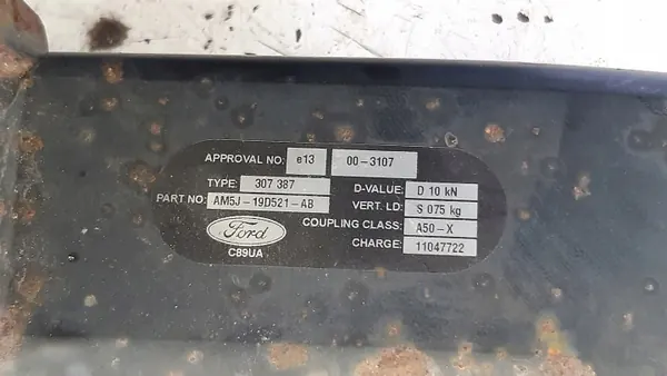 OEM AM5J-19D521-AB Engate Reboque Bola e Soquete Ford C-Max image 4