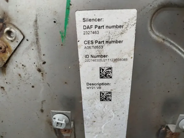 SCR DPF Katalysaattori OEM 2327463 DAF NGD XF XG image 4