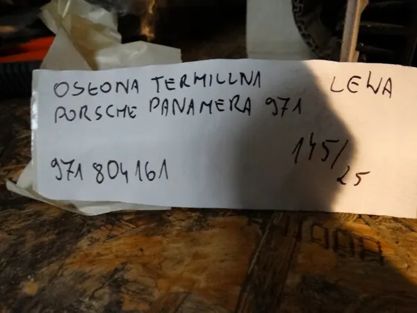 OEM 97180416155 Vasen lämpösuoja Porsche Panamera image 3