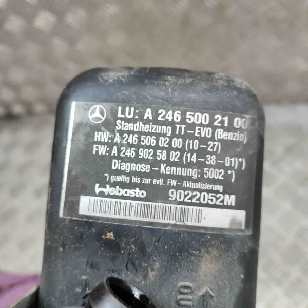 Webasto-lämmitys OEM 10R045627 Mercedes CLA Coupé:lle image 7