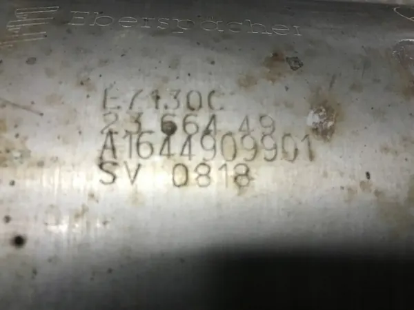 Silencieux central Mercedes ML W164 3.0 CDI V6 OEM image 4