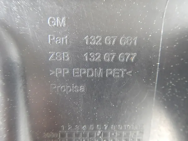 OPEL MERIVA B II Right Front Wheel Arch 13267681 13267677 image 3