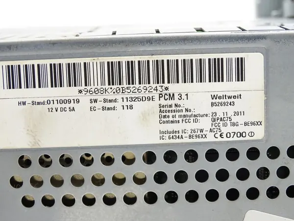 Radio Navi OEM 7PP919193BG Porsche Cayenne II:lle image 6