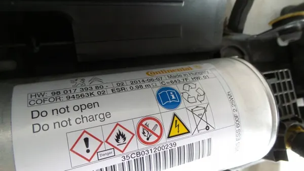 Module Condensateur Start-Stop Citroen OEM 9802096780 image 5