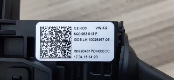 Kombischalter Volkswagen OE 5Q1953507M image 4